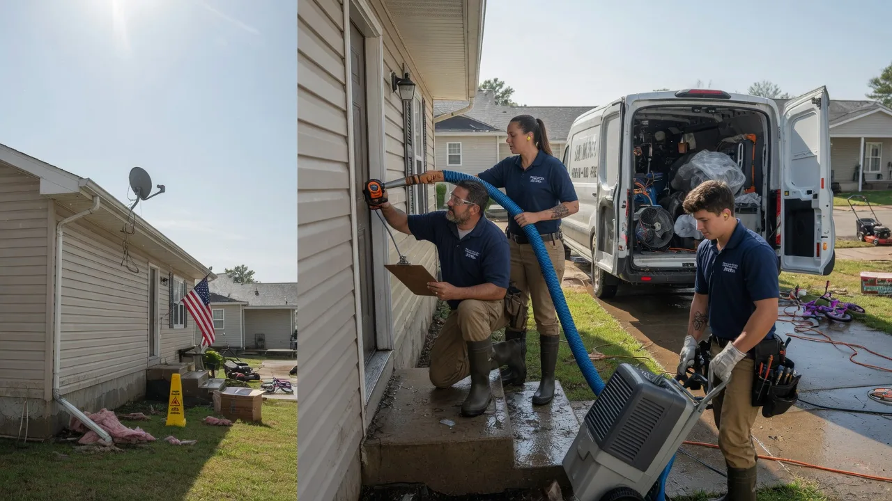 Ceiling Water Damage Restoration in Douds, IA near me